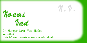 noemi vad business card